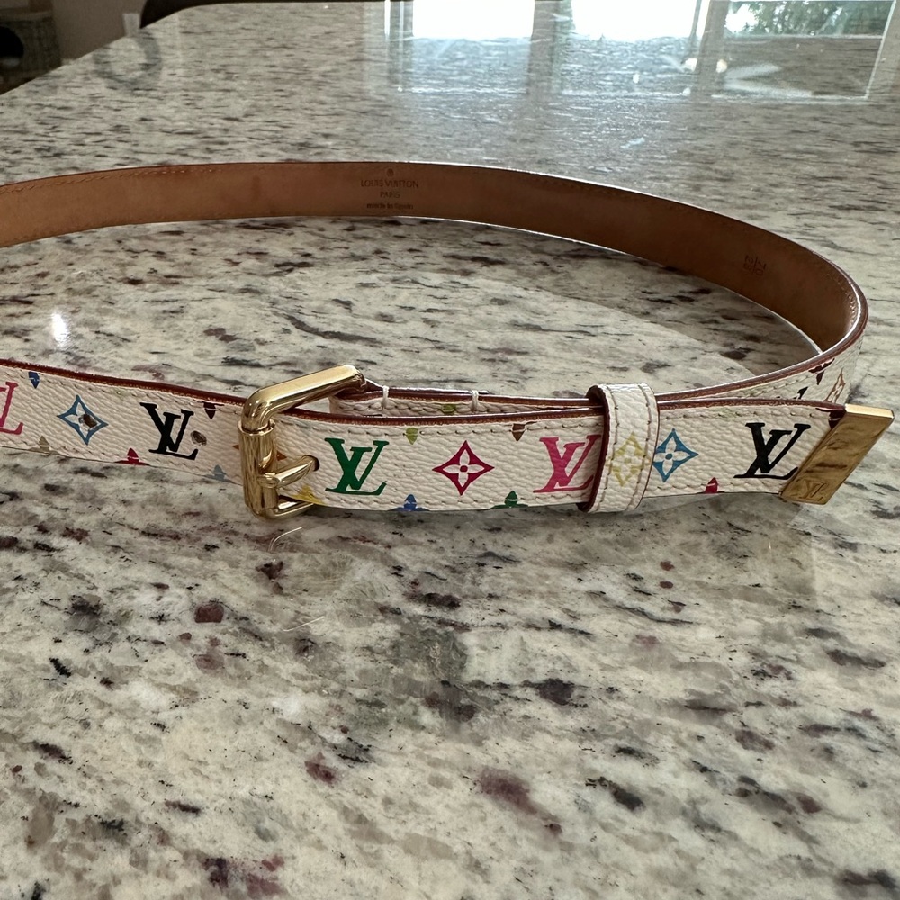 Louis Vuitton Vintage multi-color belt - Picture 4 of 7
